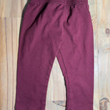 Burgundy Red Leggings | 9-12 mo | Garanimals