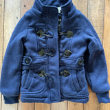 Blue Toggle Fleece Jacket | 2T | Me Jane Baby