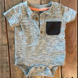 Short Sleeve Henley Onesie | Cat & Jack