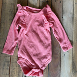 Bright Pink Ruffle Long Sleeve Onesie | Cat & Jack