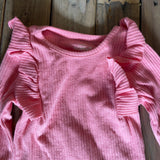 Bright Pink Ruffle Long Sleeve Onesie | Cat & Jack