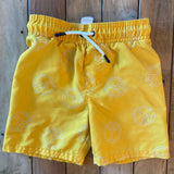 Yellow Peace Sign Swim Trunks | 3T | Cat & Jack