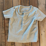 Striped Ribbed Henley Short Sleeve | Carter's