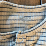 Striped Ribbed Henley Short Sleeve | Carter's