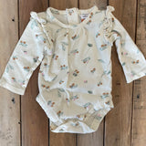 Long Sleeve Ruffle Onesie | Nordstrom