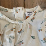 Long Sleeve Ruffle Onesie | Nordstrom