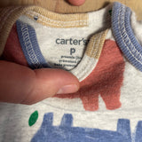 Hippo Onesie | preemie | Carter's