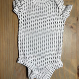 White Pyramid Onesie | preemie | Carter's