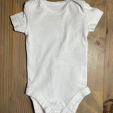 White Onesie | preemie | Carter's