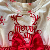 Merry Christmas Reindeer Dress