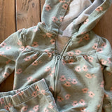 Pink Dainty Flower Sweat Suit | Carter's
