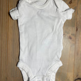 White Onesie | preemie | Carter's