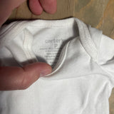 White Onesie | preemie | Carter's