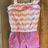Pink Hearts Romper | 9-12 mo | Circo