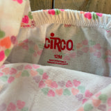 Pink Hearts Romper | 9-12 mo | Circo
