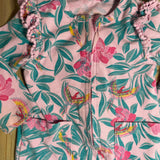 Floral Zip Up Pajama | 6-9 mo