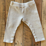 Sad Beige Mom Ribbed Pants | Unbranded