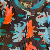 Dragon Fleece Zip Up Pajama | 9-12 mo | Carter's