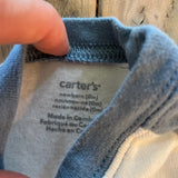 White & Blue Onesie | newborn | Carter's