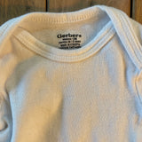 Organic White Onesie | newborn | Gerber