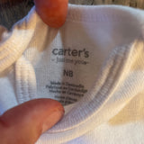 Organic White Onesie | newborn | Carter's