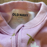 Pink Daisy Zip Up Pajama | Old Navy