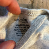 Light Gray Onesie | newborn | Carter's