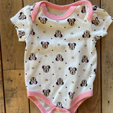 Minnie Mouse Short Sleeve Onesie | Disney