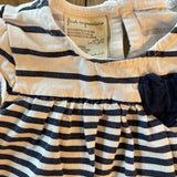 Striped Onesie Dress | 6-9 mo | First Impressions