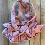 Pink Ruffled Overall Dress | 6-9 mo