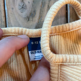 Yellow Ribbed Romper | 6-9 mo | Old Navy
