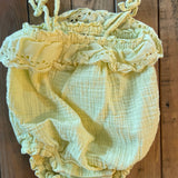 Ruffled Bubble Romper | 6-9 mo | Baby Gap