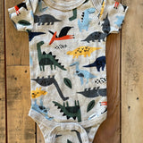 Bold Dinos Short Sleeve Onesie | Gerber