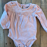 Lavender Lace Onesie | 6-9 mo | Carter's