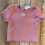 Pink Flower Top | 6-9 mo | Daisy Fuentes