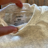 Plain Grey Long Sleeve Onesie | Carter's