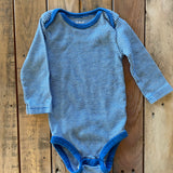 Blue Striped Long Sleeve Onesie | Carter's