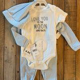 Love You To The Moon And Back Set | 3-6 mo