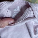 Organic Light Pink Onesie | newborn | Honest Baby