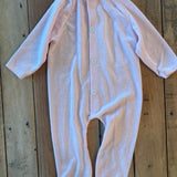 Pink Footie Button Up Pajama | 0-3 mo | Sleepy Dreams