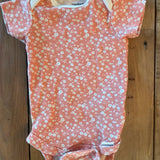 Small Flowers Onesie | 0-3 mo | Gerber