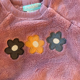 Lavender Flower Fleece Set | 0-3 mo | Pekkle