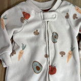 Fleece Veggies Zip Up Pajama | newborn | Carter's