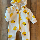 Duck Zip Up with Hoodie | 0-3 mo
