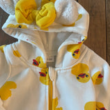 Duck Zip Up with Hoodie | 0-3 mo