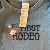 My First Rodeo Onesie | 0-3 mo | The Peanutshell