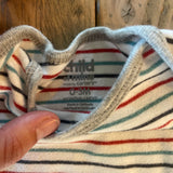 Stripe Onesie | 0-3 mo | Carter's
