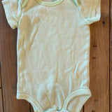 Light Green Stripe Onesie | 0-3 mo | Carter's