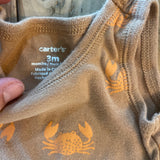 Crab Onesie | 0-3 mo | Carter's