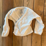 White Wrap and Snap Shirt | 0-3 mo